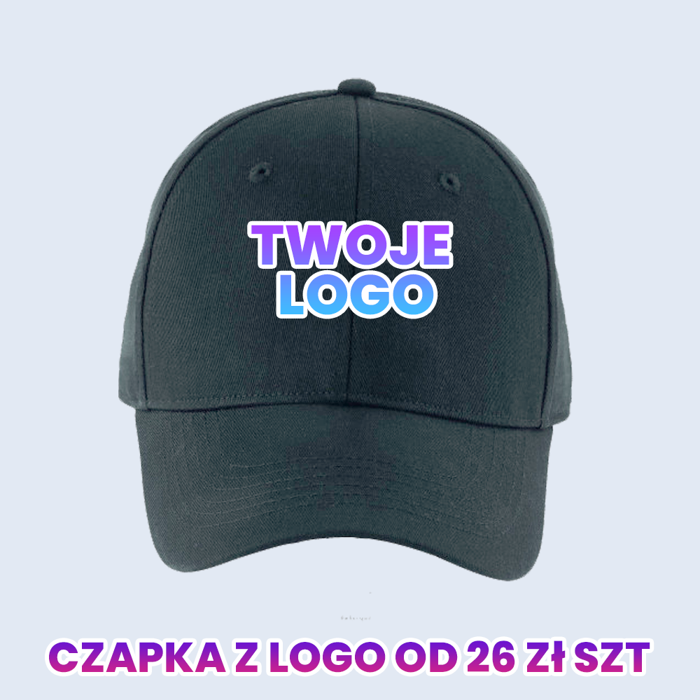 czapka z logo