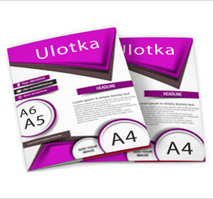 Ulotki A4 Dwustronne (204x286mm)