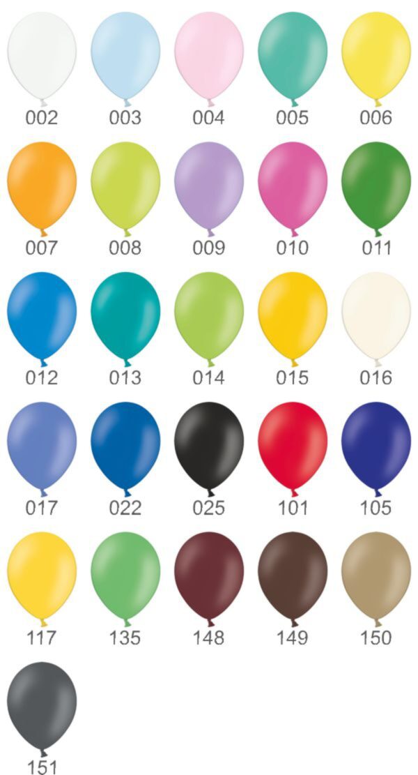 BALONY Z NADRUKIEM JEDNOKOLOROWYM 100szt - obrazek 2